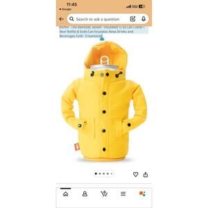 Puffin - The Raincoat Jacket - Insulated 12 oz Can Cooler Creamsicle